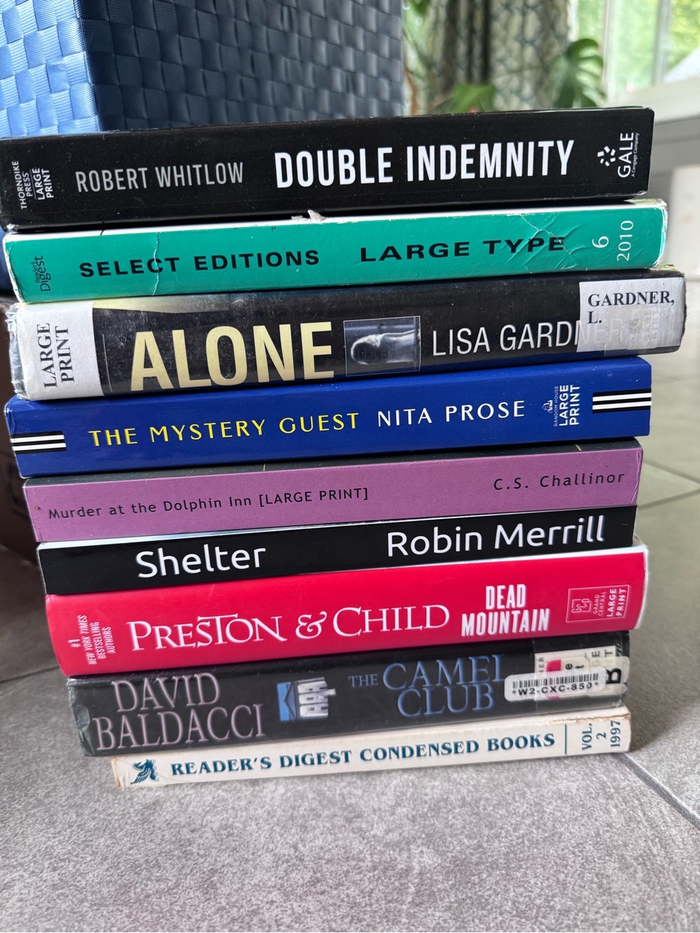 LARGE PRINT! GRANDMA’S Special! Hardcover and Paperback Mystery Novels